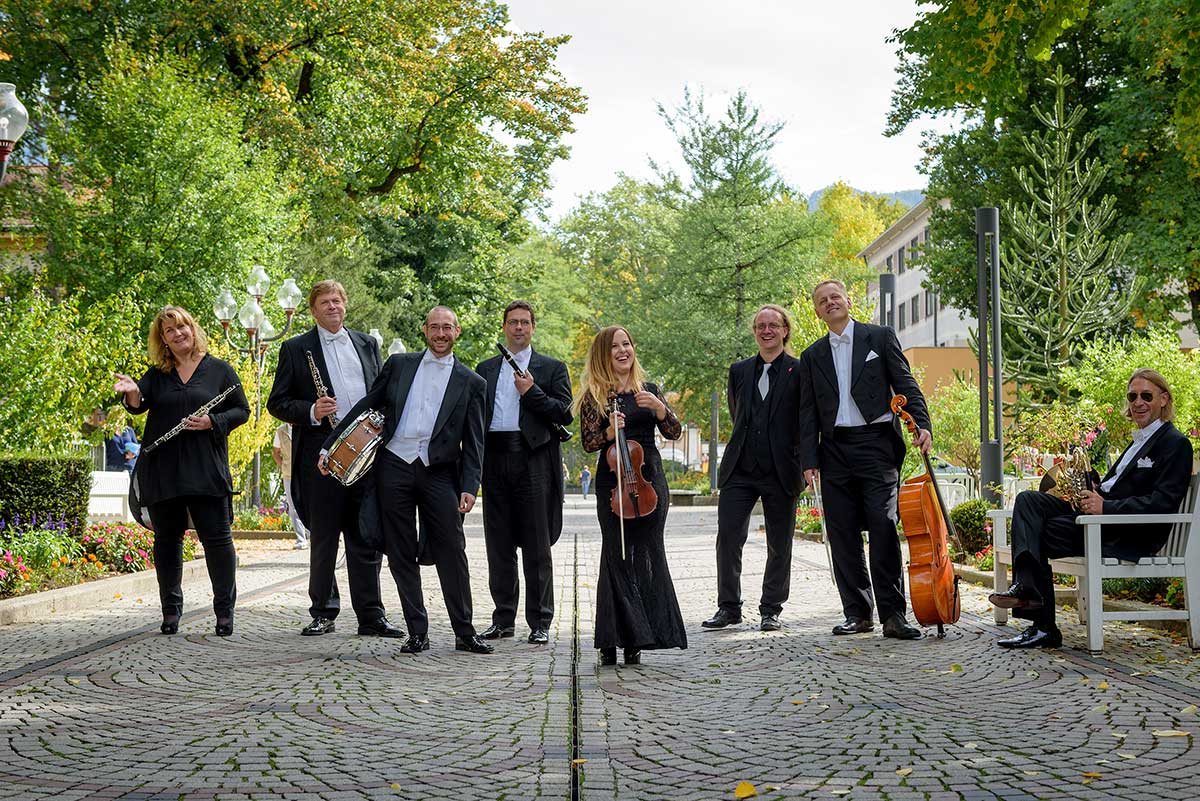 Orchestergruppe in Bad Reichenhall 