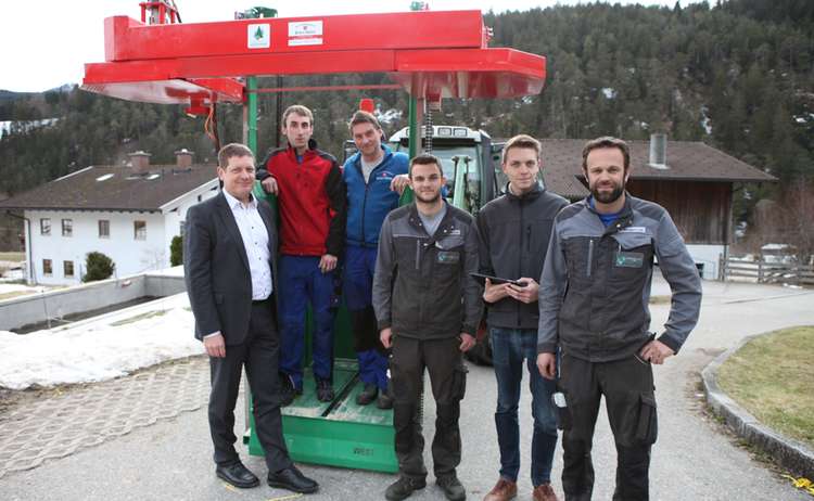 Team Landtechnik Stanggassinger mit Förderlotse Lars Holstein