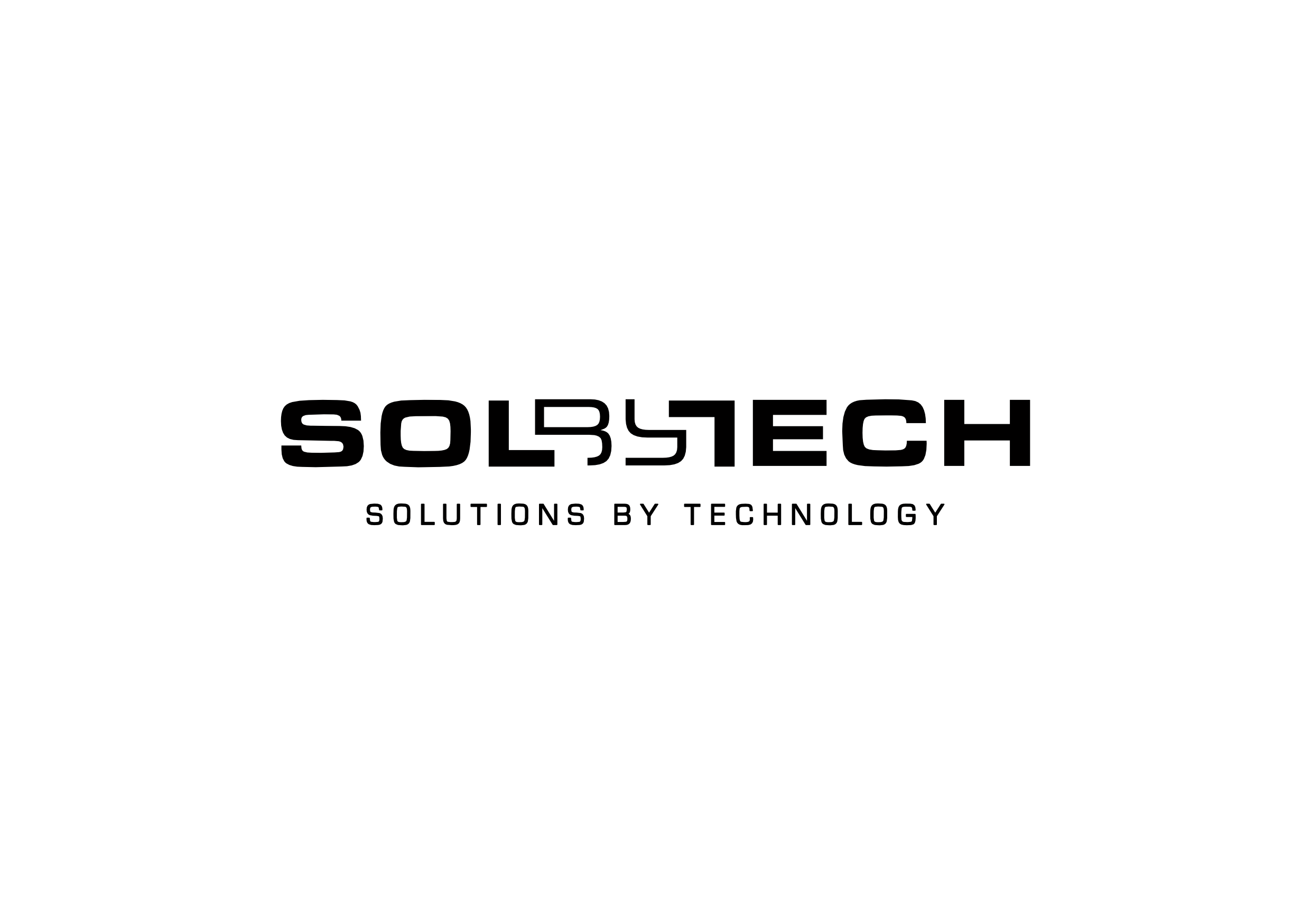 Solbytech Logo Claim Black